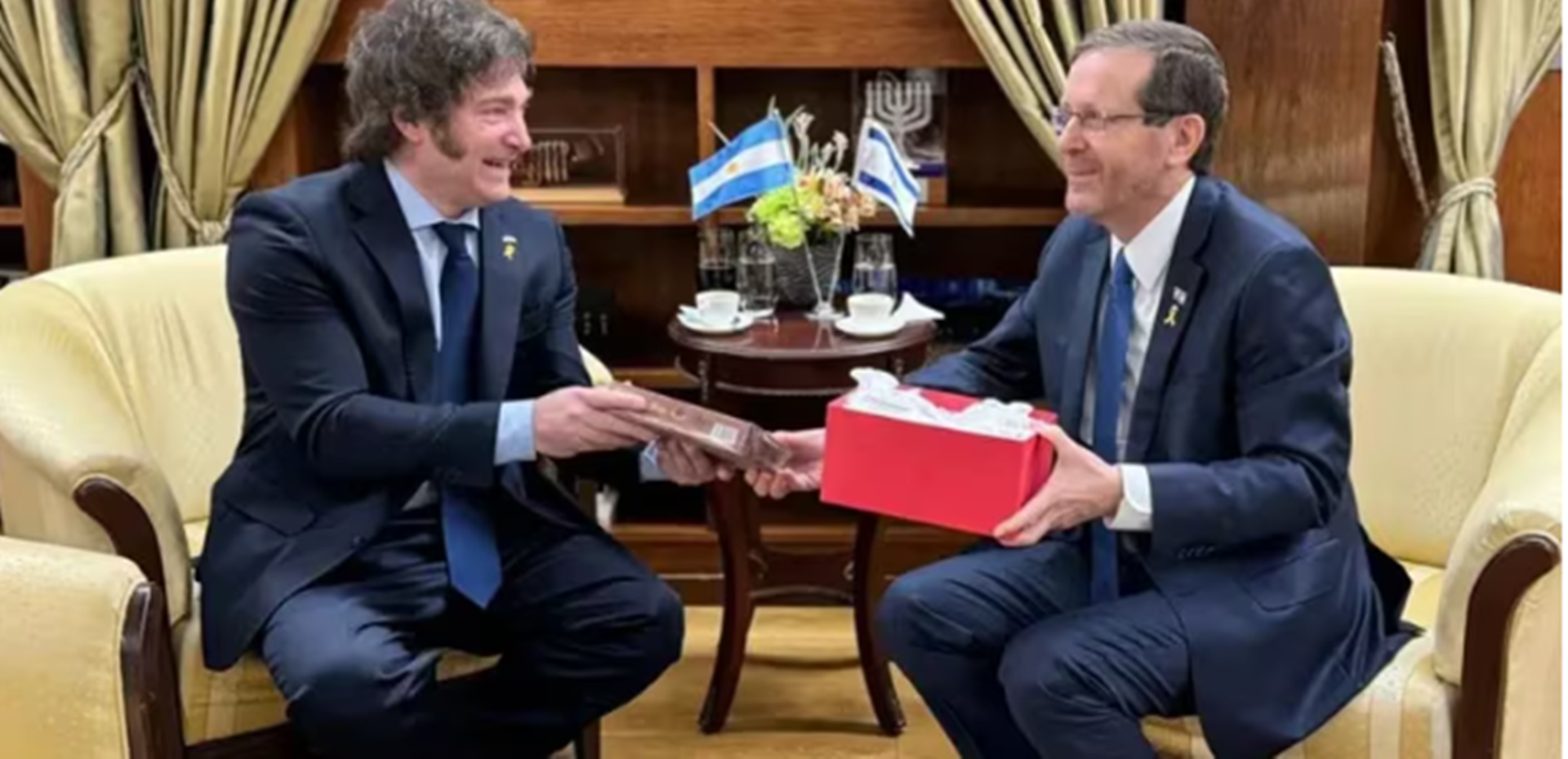 El presidente de Israel le agradeció a Javier Milei su apoyo tras el ataque de Irán: “Un amigo y un aliado leal”