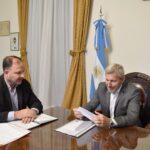 El intendente Francisco Fiorotto se reunió  en Paraná con el gobernador Rogelio Frigerio