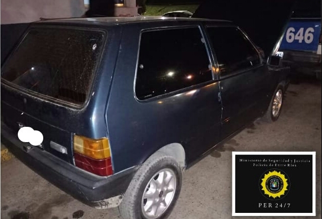 Gualeguaychú: la policía recuperó un auto robado 