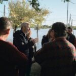 Frigerio recorrió zonas inundadas en Concordia