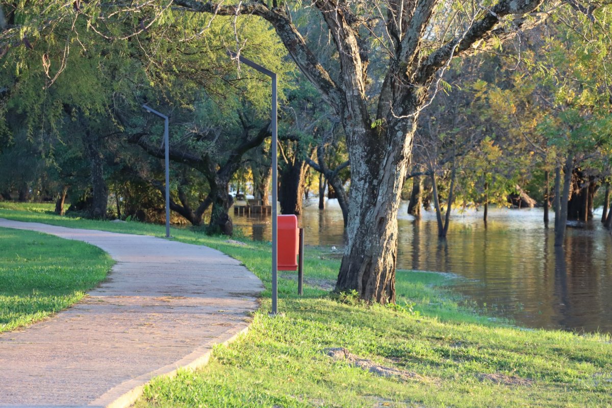 Se restringirá el tránsito en el Parque Unzué, debido al repunte del río Gualeguaychú
