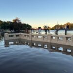 Creciente del río Gualeguaychú: el alumbrado público se vio afectado en gran parte de la Costanera