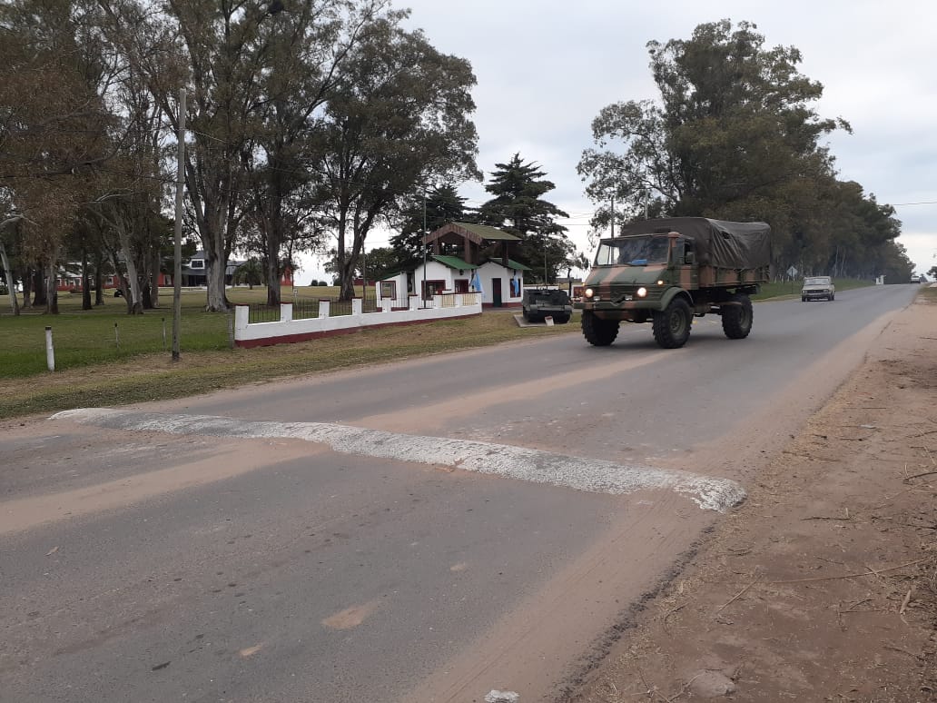 Cerró el centro de recepción y permanencia de personas evacuadas en las instalaciones del Escuadrón de Exploración de Caballería Blindado Nº2