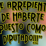 Se terminó la paciencia ”Me arrepiento de haberte puesto como Diputado!!!”