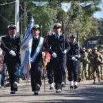 Emotivo festejo del Día de la Bandera en Pueblo Belgrano