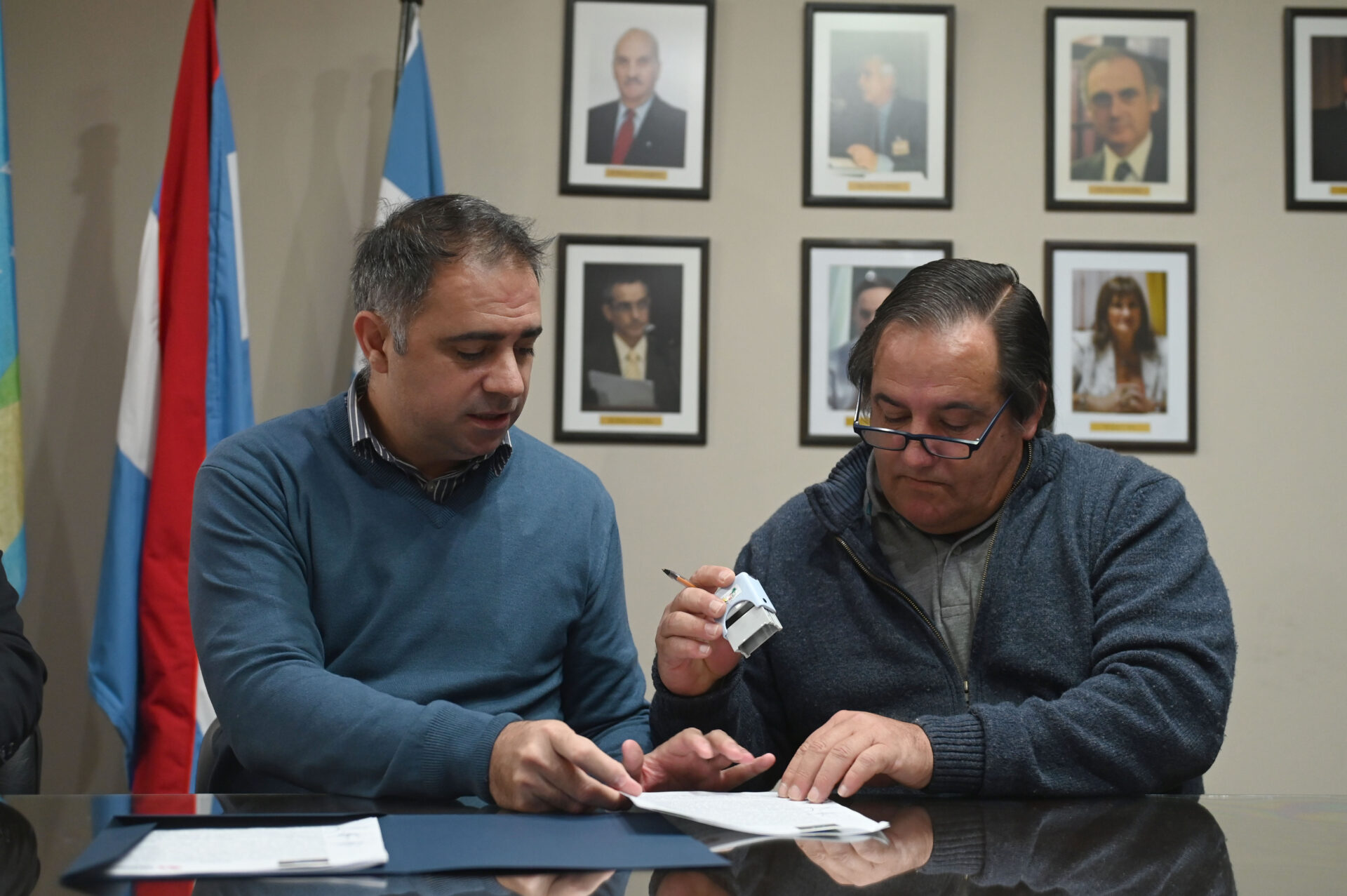 La Municipalidad y CODEGU firmaron el contrato para el traslado de la Planta Asfáltica al Parque Industrial