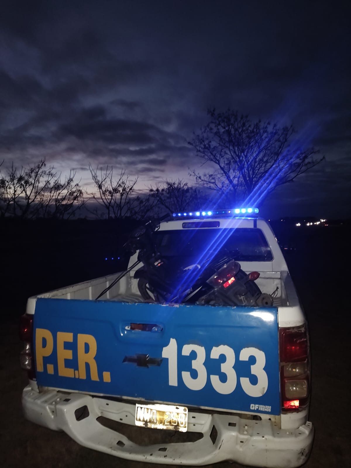 Personal de la Seccional Cuarta auxilió a una adolescente en Ruta Nacional 14