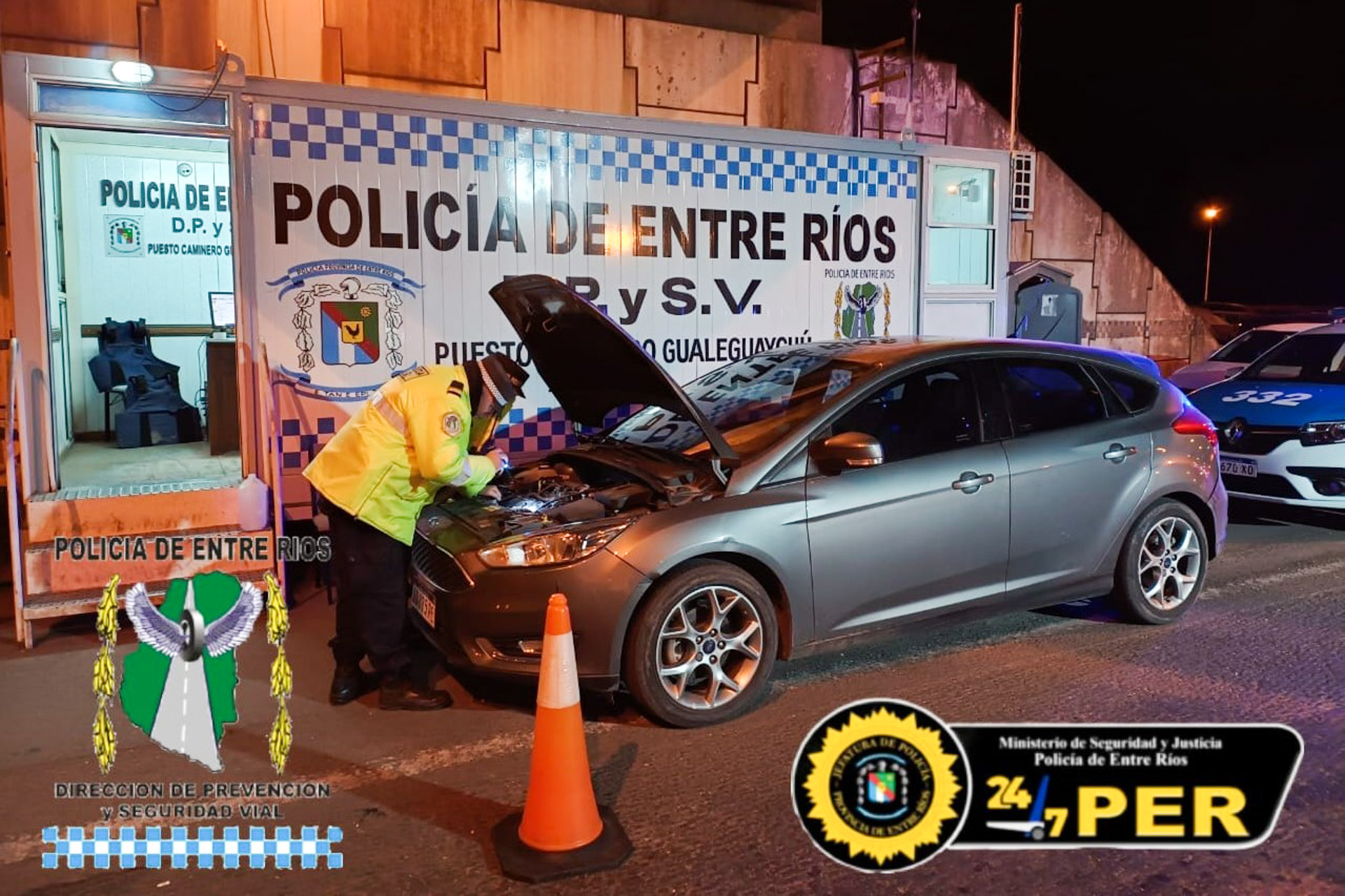 Ocho vehículos robados en Buenos Aires fueron interceptados por la Policía de Entre Ríos
