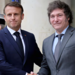 Emmanuel Macron recibió a Javier Milei en la previa a la ceremonia inaugural de los Juegos Olímpicos