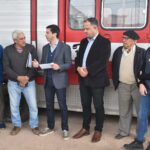 El Secretario General de la gobernación entregó un aporte a los Bomberos de Pueblo Belgrano