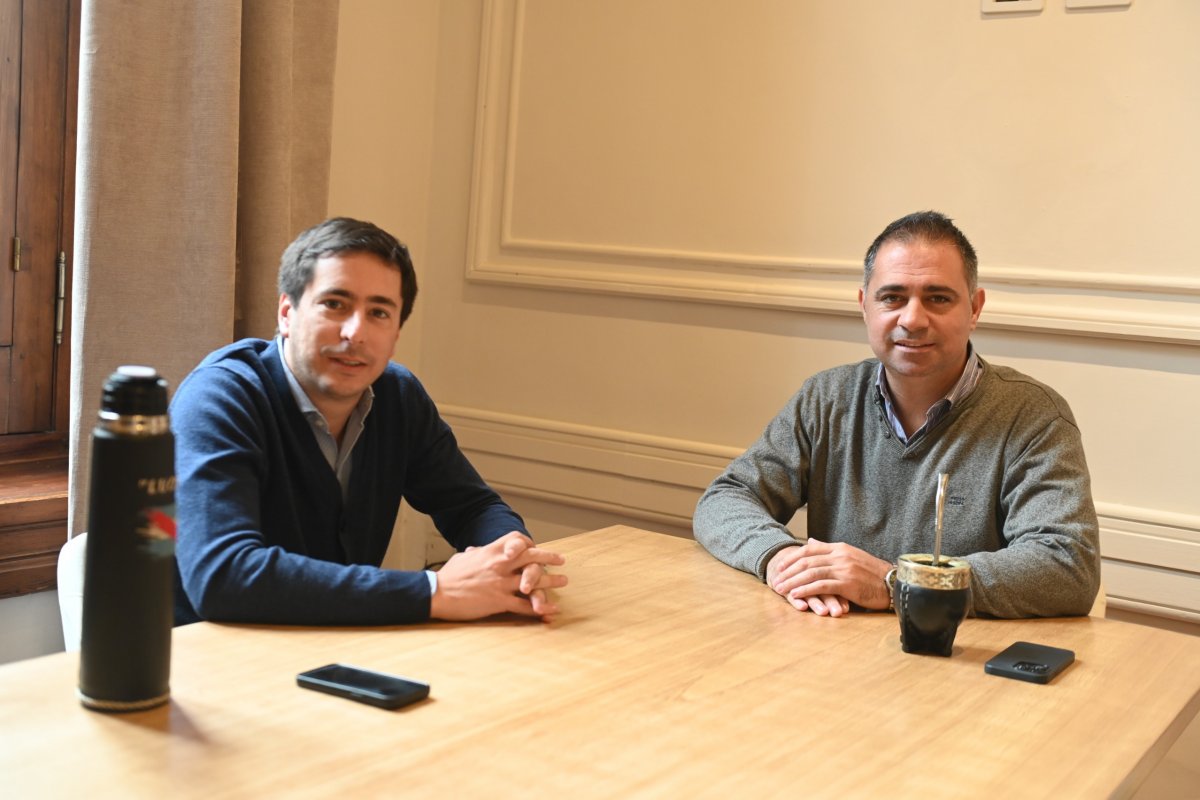 Davico y Colello se reunieron con instituciones y organizadores de eventos