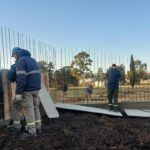 Avanzan los trabajos de construcción de la Planta Asfáltica