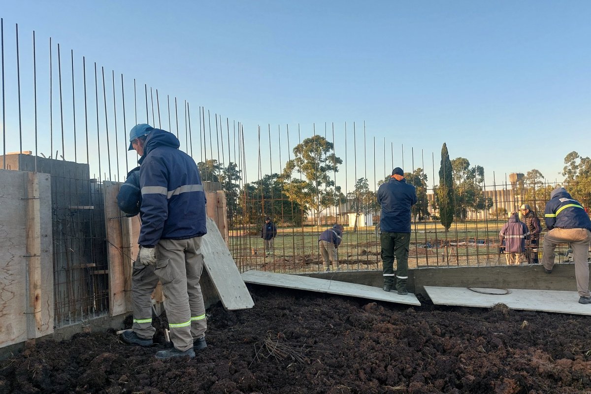 Avanzan los trabajos de construcción de la Planta Asfáltica