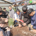 Alumnos del Instituto Agrotécnico visitaron el Vivero Municipal de Árboles Nativos