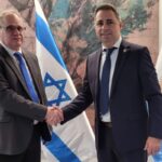 Davico se reunió con el embajador de Israel en Argentina
