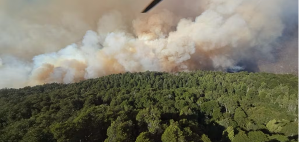 Alerta por incendios en el Parque Nacional Nahuel Huapi: una nube de humo afecta a Bariloche
