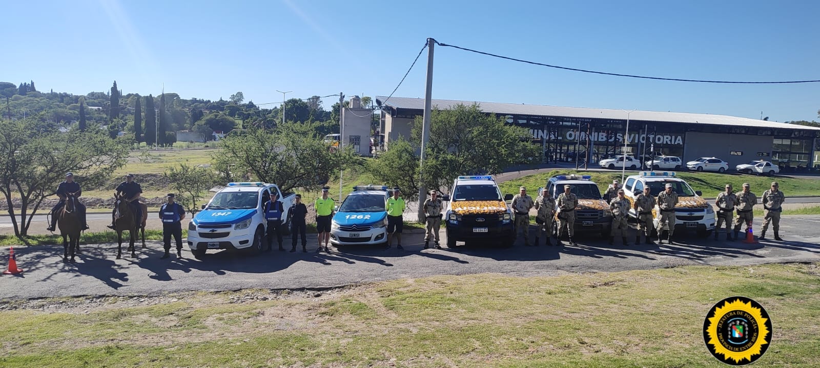 Operativo campo seguro en el departamento Victoria: se identificaron y controlaron más de 100 vehículos