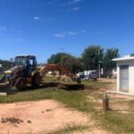 Comenzó la obra para la colocación de un nuevo tanque de agua en el Barrio Molinari