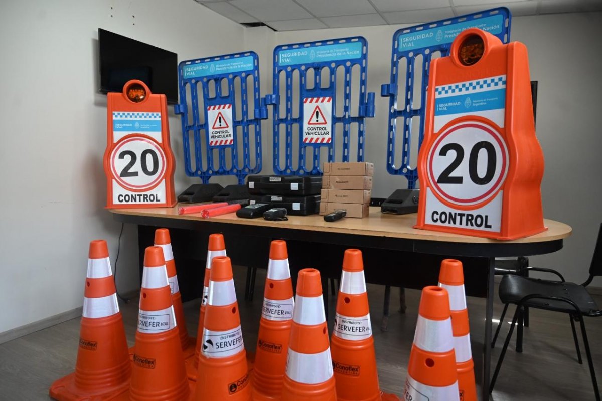 La Municipalidad recibió equipamiento en materia de seguridad vial