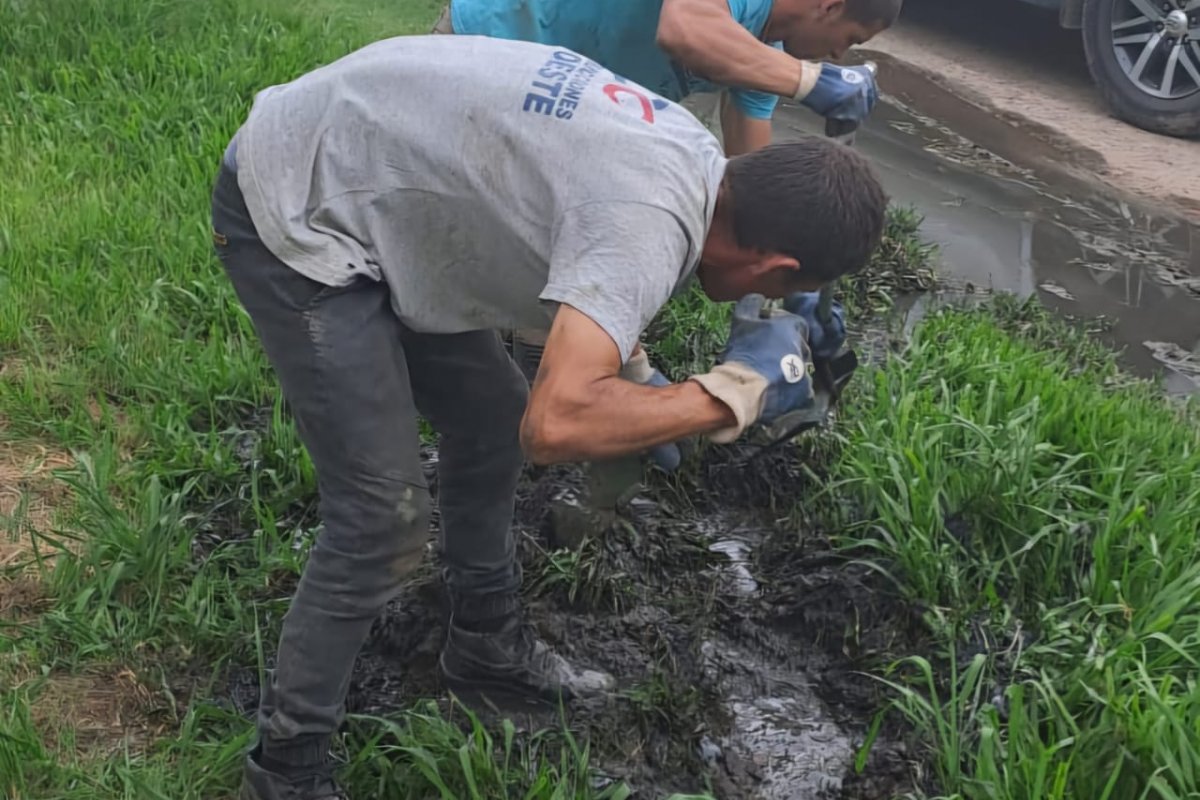 Aclaran situación en el barrio Plan Alborada: no hay obstrucción cloacal
