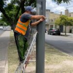 Puesta en valor del alumbrado público en Av Luis N. Palma
