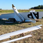 Una avioneta se estrelló durante un aterrizaje y murió el piloto