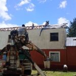 La Municipalidad de Gualeguaychú colabora con el Regimiento en la reconstrucción tras el temporal