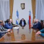 Frigerio y dirigentes rurales avanzaron en la puesta en marcha de un nuevo puerto cerealero en La Paz