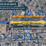 Cortes de tránsito por los festejos del 25 de Mayo