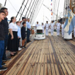 La fragata ARA “Libertad” se despidió de Recife, Brasil