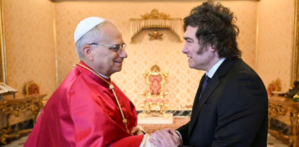 Javier Milei se reunió con el Papa León XIV tras cerrar un acuerdo con Giorgia Meloni