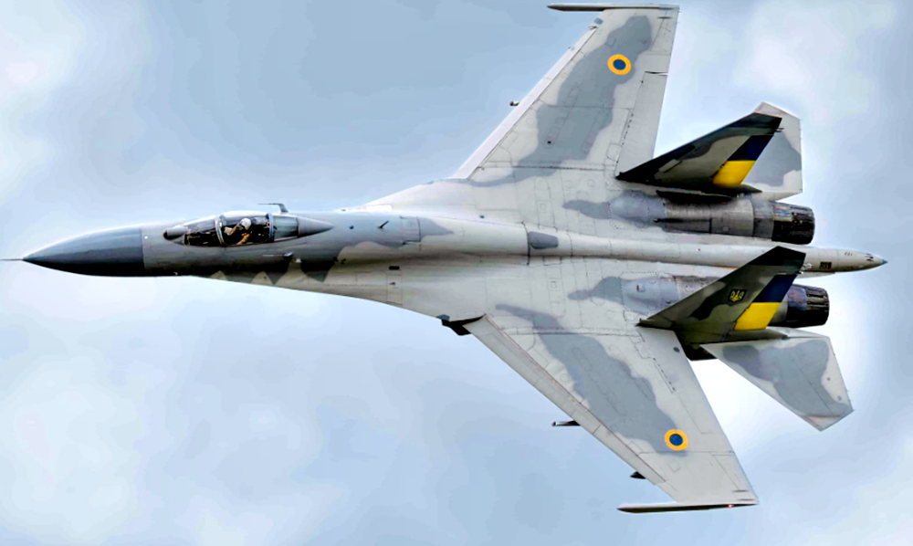 Un Su-27 ucraniano ataca con éxito el sistema de defensa aérea ruso con un misil HARM