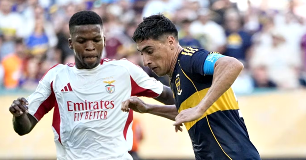 Boca no pudo aguantar la ventaja y empató 2 a 2 con Benfica en el Mundial de Clubes