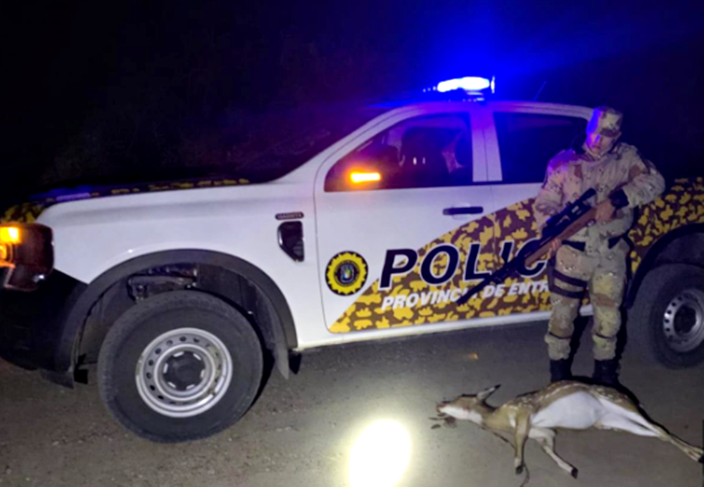 Entre Ríos: policía rural secuestró arma de fuego y realizó infracción por ley de caza