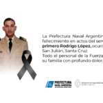 Prefectura despide al Cabo Primero fallecido en San Julián