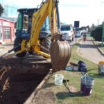 Por la rotura de un caño en Avenida Parque, disminuyó levemente la presión de la Planta de agua