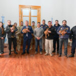La Policía y el Servicio Penitenciario de Entre Ríos recibieron cachorros para reforzar la prevención de delitos