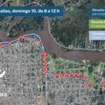 Este domingo 10 de agosto, de 8 a 12 horas, habrá cortes de tránsito en distintos puntos de la ciudad
