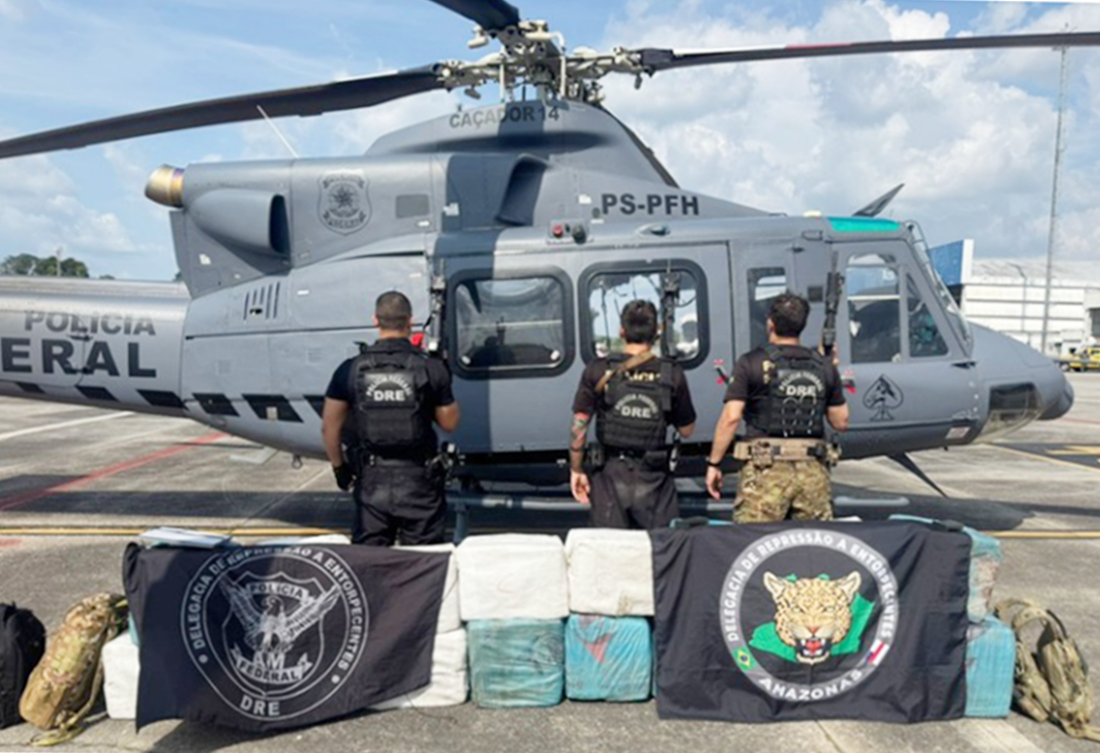 Cazas brasileños interceptan aeronave procedente de Venezuela con 380 kilos de droga
