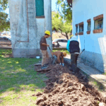 En Gualeguaychú se desarrolla la obra de instalación eléctrica en la escuela secundaria Nº 2