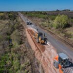 Realizan trabajos de bacheo en la ruta 51, entre Urdinarrain y Pastor Britos