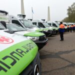 Frigerio y Davico encabezaron la entrega de 20 nuevas ambulancias para Entre Ríos