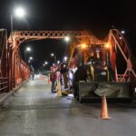Esta noche, desde las 23 y hasta las 6, habrá cortes parciales en el Puente Naranja