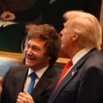 Javier Milei llegó a Washington para participar del Consejo de Paz de Donald Trump