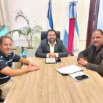 El intendente Fiorotto mantuvo una reunión de trabajo en Casa de Gobierno en Paraná