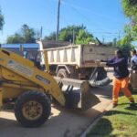 Continúan los operativos de descacharrización en barrios de la ciudad