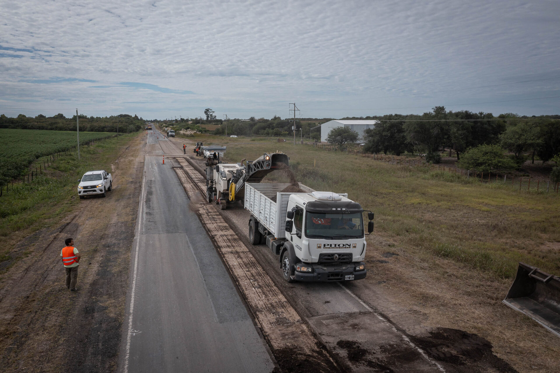 Se ejecutan tareas complementarias a la obra de la ruta provincial A 03