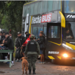 Dispositivos de seguridad sobre transportes públicos vinculados a eventos de fútbol en los pasos fronterizos de Entre Ríos, Jujuy, Salta y Formosa