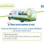 Enersa acerca su Oficina Móvil al barrio “El Morro” de Paraná