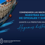 La Prefectura Naval Argentina abrió la inscripción a sus Escuelas de Oficiales y Suboficiales